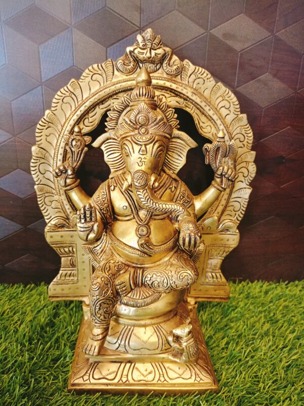 Brass Vigneshawara Idol