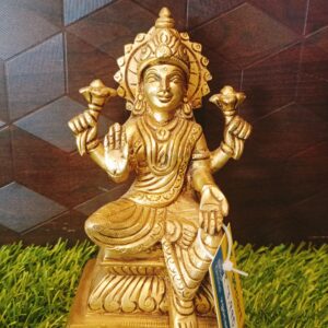 Brass Lakshmi Idol
