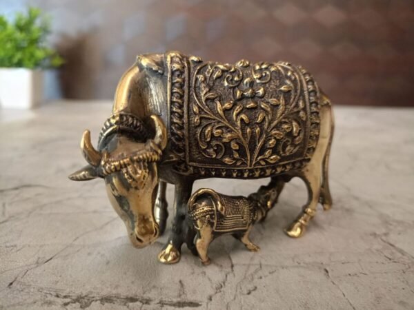 Buy Brass fine art Gomatha at wholesale Price 2.5" Moradabad, India - Image 2