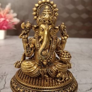 Brass Fine art Idampuri Ganesha at Manufacturer