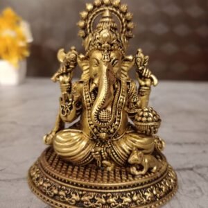 Brass Fine art Vinayakar Idol at wholesale Price