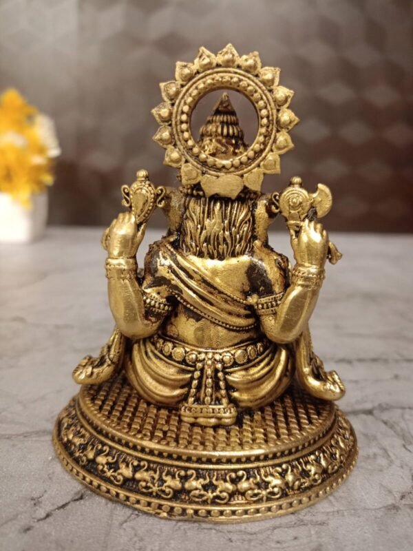 Buy Brass Fine art Vinayakar Idol at wholesale Price 4" Bangalore, India - Image 4