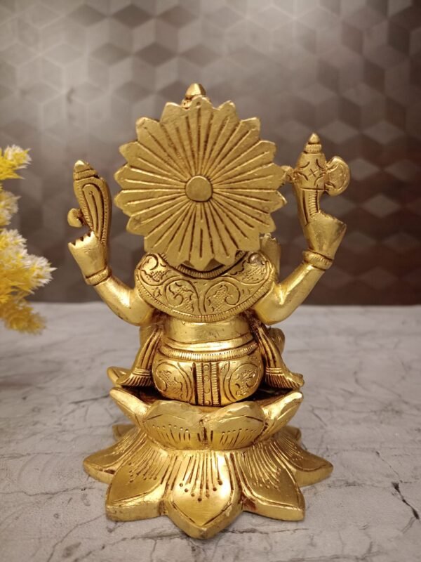 Buy Brass Ganapathi Idol at Wholesale Dealer Price 5.5" Madurai,India - Image 4