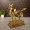 Buy Brass Kamadhenu with Shivlingam at Wholesale dealer 8.5" Jaipur, India - Image 3