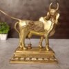 Buy Brass Kamadhenu with Shivlingam at Wholesale dealer 8.5" Jaipur, India - Image 4