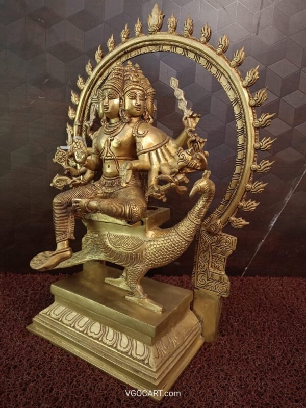 Buy Brass Lord Shanmugar at wholesale price Chennai,India - Image 4