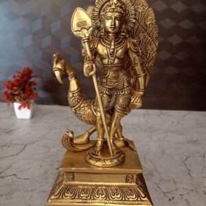 Brass Lord Murugan idol online at Wholesale Price