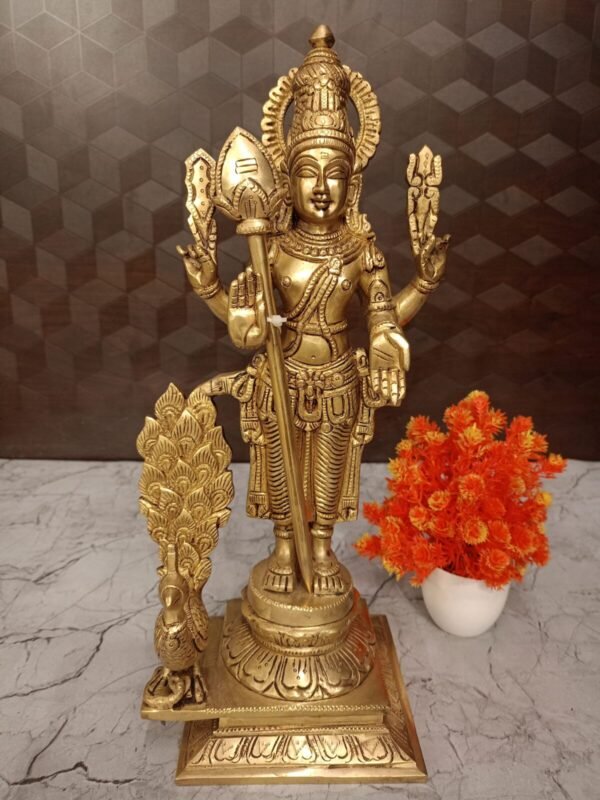 Brass Lord RajaMurugan Idol at Wholesale Price