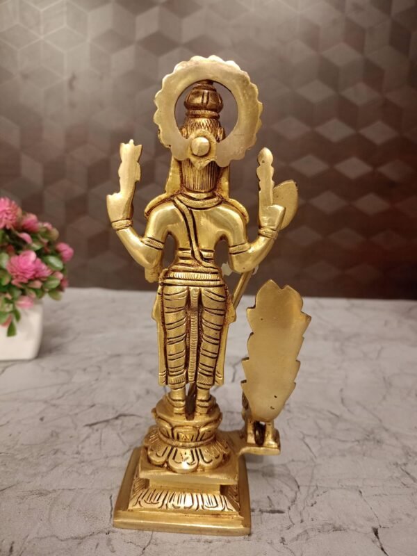 Buy Brass Superfine Finish Murugan at wholesale dealer Aligarh ,India - Image 3