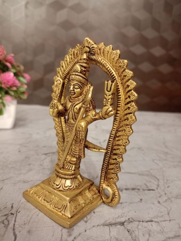 Buy Brass Murugan with Thiruvachi at Wholesale Price 5",Chennai - Image 3