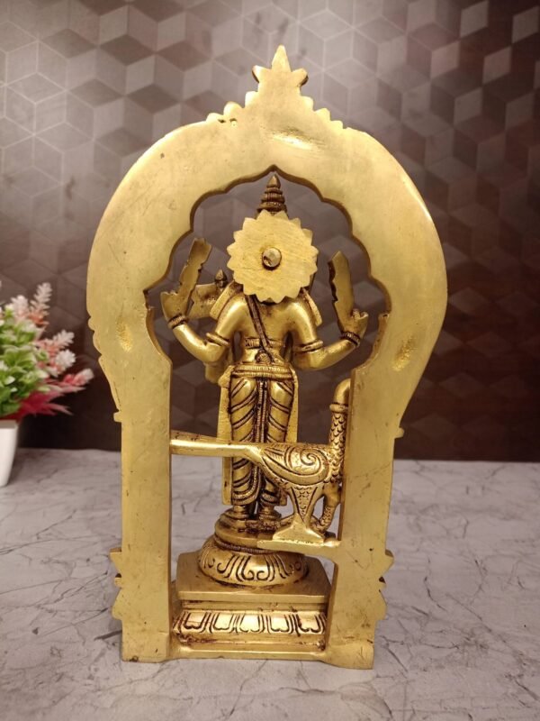 Buy Brass Thiruchendur Murugan Idol 10" at Wholesale Price - Image 4