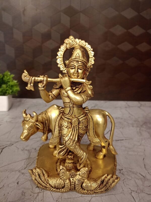 Brass Cow Krishna Wholesale dealer