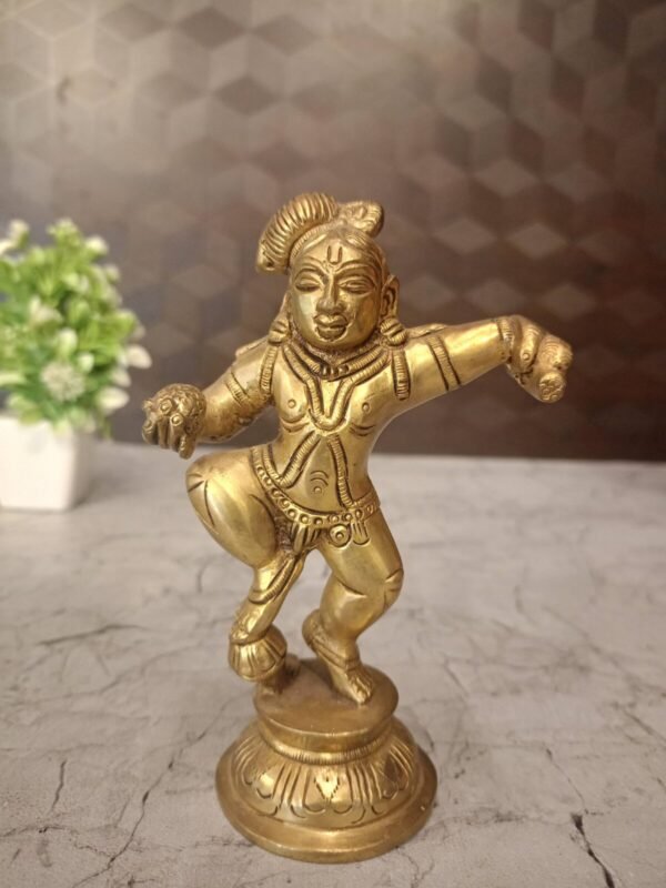 Brass Dancing Krishna at best Wholesale 