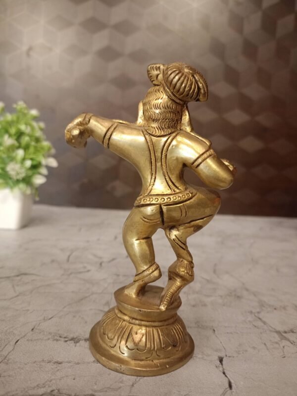 Buy Brass Dancing Krishna at best Wholesale Price Coimbatore Tamil Nadu India 100% Pure Brass - Image 4