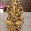 Brass Fine art Ganesha on lotus Base at Manufacturer