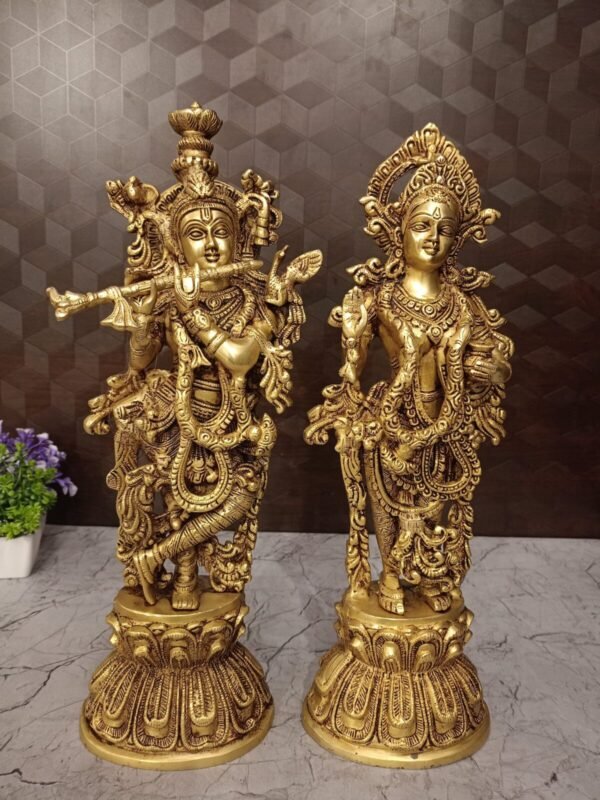 Brass Radha Krishna Idol Manufacturer