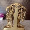 Buy Brass Radha Krishna under Tree Manufacturer Price Aligarh Uttar Pradesh 100% Pure Brass Idols - Image 4