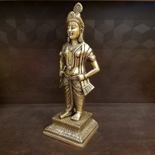 Buy Brass Santhana Krishna Manufacturer Price 14" Aligarh Uttarpradesh,India - Image 3