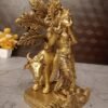 Buy Brass Tree Cow Krishna Idol Manufacturer 9" Moradabad Uttar Pradesh, India - Image 2