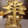 Buy Brass Tree Cow Krishna Idol Manufacturer 9" Moradabad Uttar Pradesh, India - Image 4