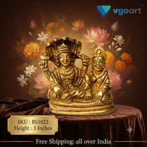 Brass Anatha Padmanatha Idol