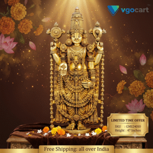 Brass Balaji Golden Finish Ido