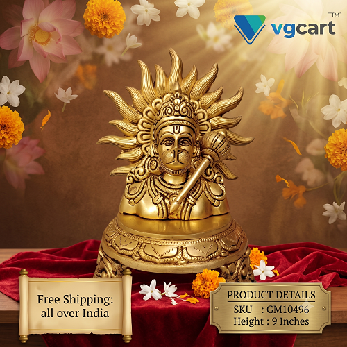 Brass Hanuman Idol