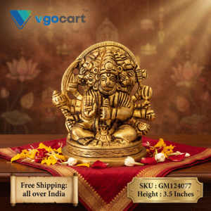 Brass Hanuman Idol
