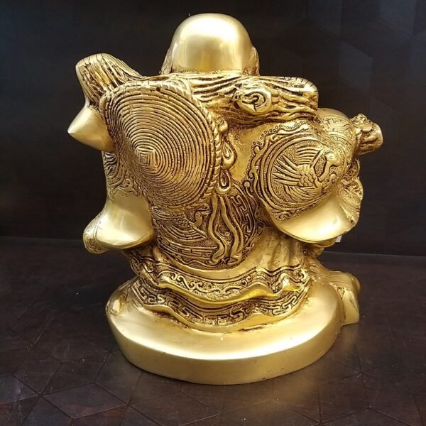 Buy Brass Laughing Buddha Idol Manufacturer Trichy, India | 100% Pure Brass Idols Manufacturer Tamil Nadu - Image 3
