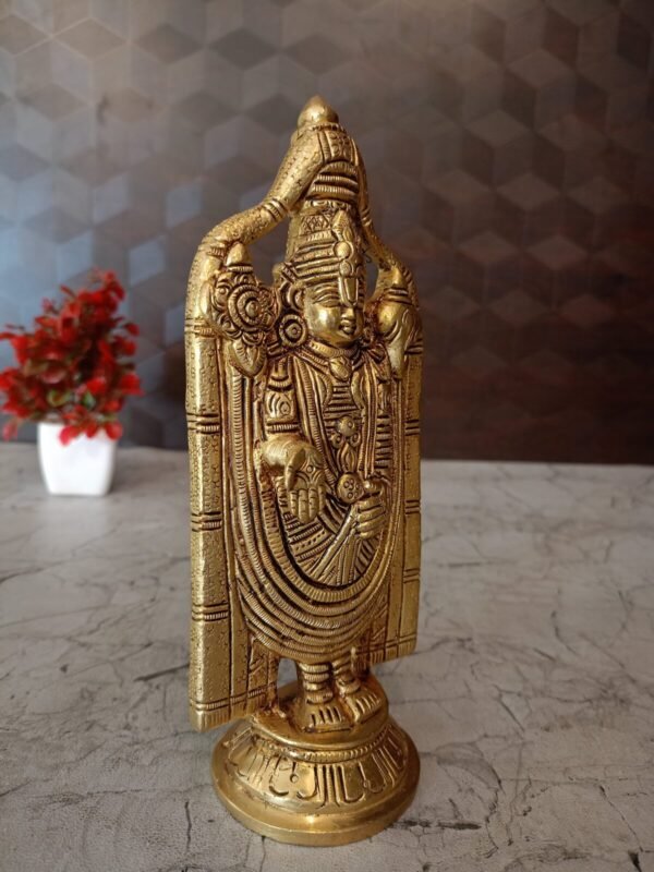 Brass Lord Venkatachalapathy Idol at Wholesale Dealer Swamimali India at Best Price 100% pure Brass Idols - Image 2