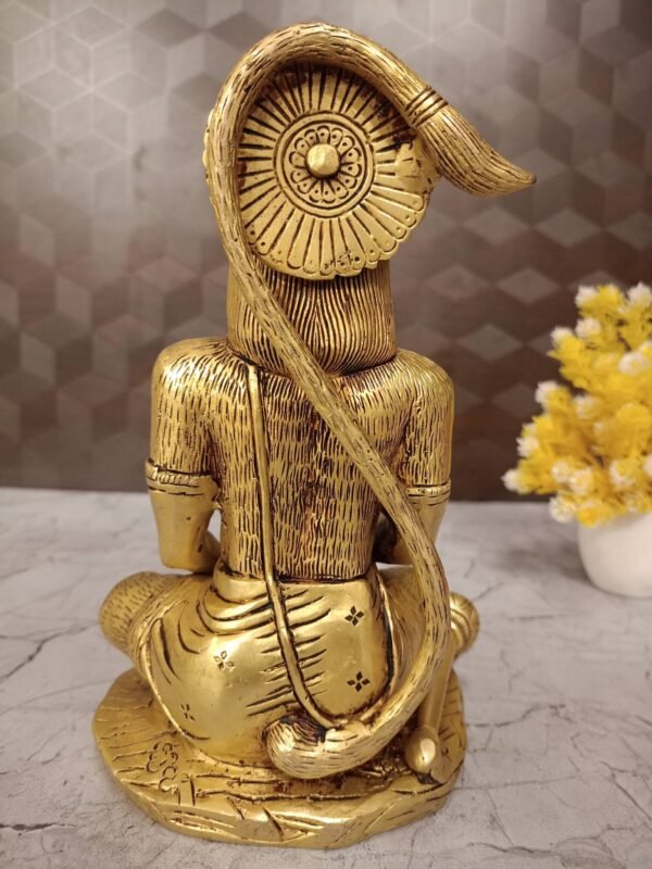 Buy Brass Anjaneya Idol Kumbakonam Brass Wholesale price | 100% Pure Brass Idols - Image 4