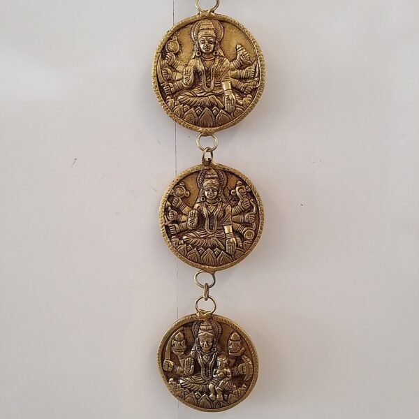 Buy Brass Ashtalakshmi Wall Hanging wholesale dealer Trichy, India | 100% Pure Brass Idols Supplier - Image 2