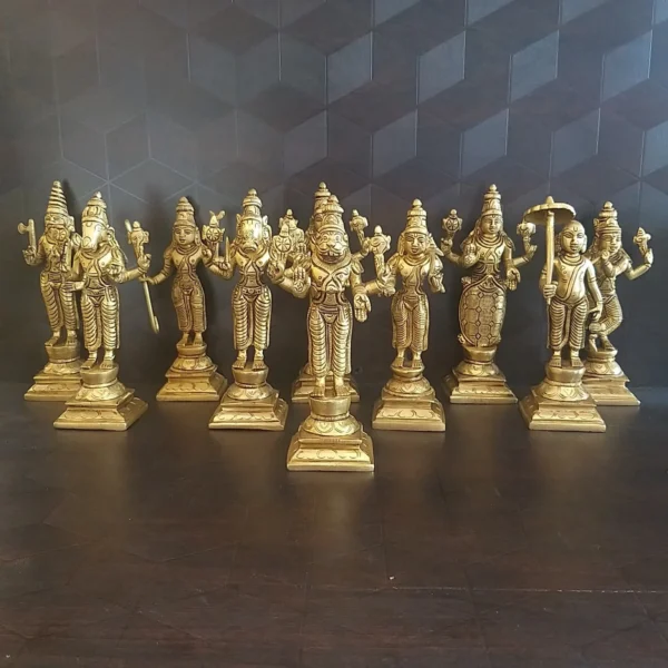 Brass Dasavtharam Idol at Manufacturer Price