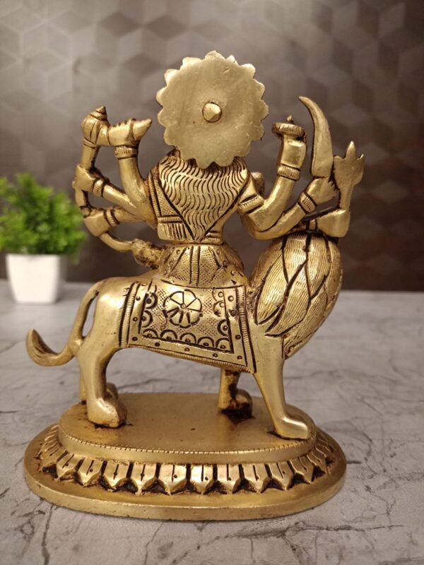 Buy Brass Durgai Amman Idol Manufacturer Jaipur, India | 100% Pure Brass Idols Manufacturer Jaipur - Image 3