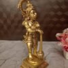 Buy Standing Brass Hanuman at Wholesale Market Jaipur, India | Antique brass idol manufacturers in tamilnadu | 100% Pure brass Idols - Image 4