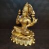 Buy Brass Lakshmi Idol Manufacturer Price Aligarh, India | 100% Pure Brass idol - Image 3