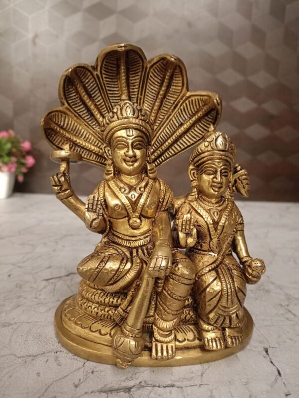 Brass Lakshmi Narayan on Shesha Naga Manufacturer Price