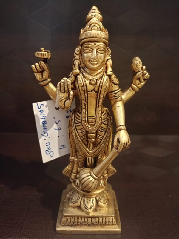 Brass Lord Vishnu Idol at Wholesale supplier