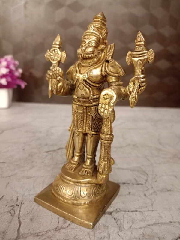 Buy Brass Narasimha Idol at Wholesale Dealer Aligarh India | 100% Pure Brass Idols - Image 2