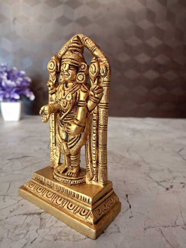 Buy Brass Perumal Idol at wholesale Market Coimbatore, Tamil Nadu ,India 100% Pure Brass Idols - Image 3