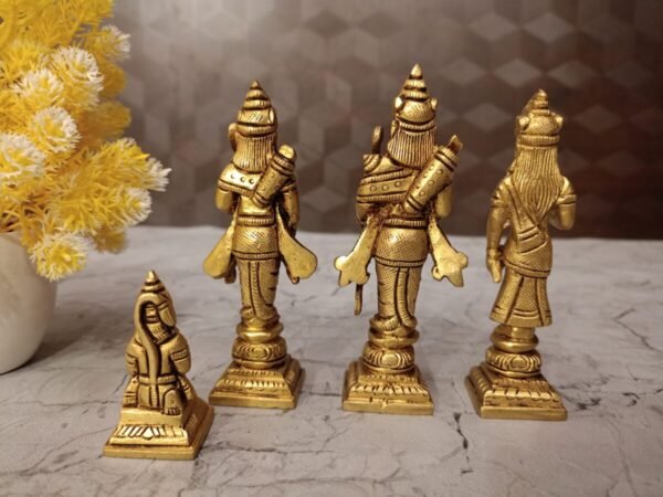 Buy Brass Ram Darbar Set Wholesale Market Thanjavur, India | 100% Pure Brass Idols - Image 2