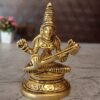 Brass Saraswati Idol at Wholesale Market