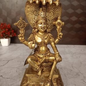 Brass Shesha Shayi Vishnu at Wholesale Market