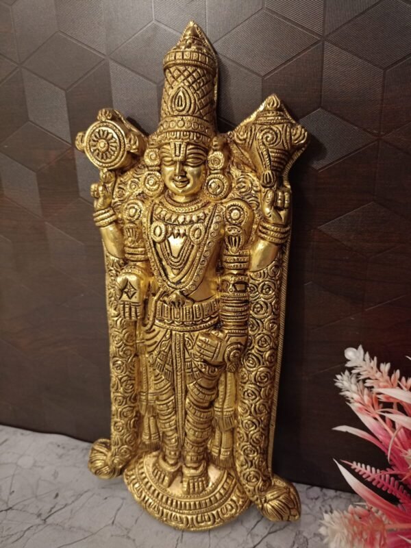 Buy Brass Srinivasa Wall Hanging Idol Wholesale Market Chennai ,India| 100% Pure Brass Idols - Image 2