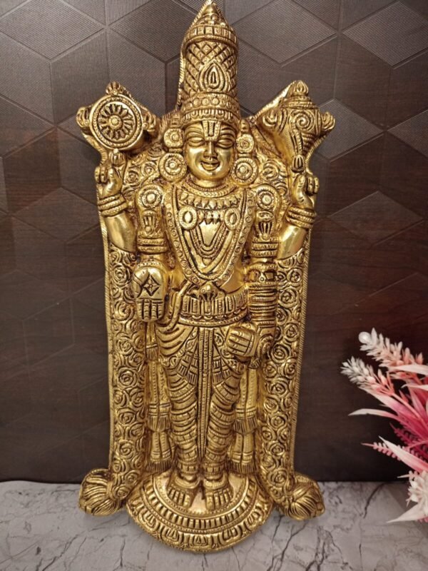 Buy Brass Srinivasa Wall Hanging Idol Wholesale Market Chennai ,India| 100% Pure Brass Idols - Image 3