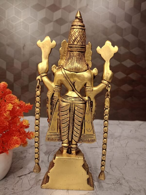 Buy Brass Venkateswara Idol at Wholesale dealer Swamimalai India |100% Pure Brass Idols at Best Price - Image 4