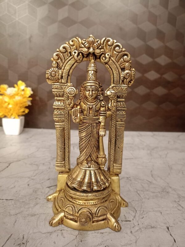 Brass Vishnu on Tortoise at Wholesale Price