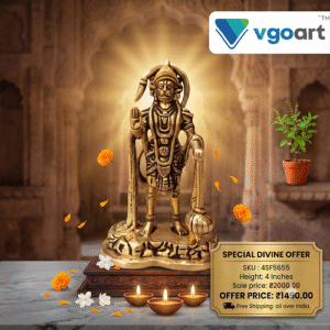 Brass Anjaneya Idol