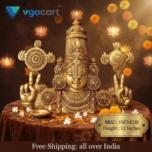 Brass Balaji Wall Miount Idol