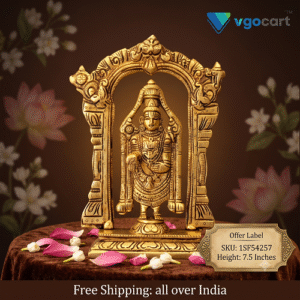 Brass Balaji With Thiruvachi Idol